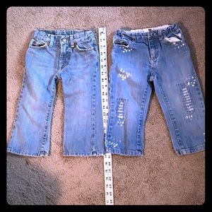 Lucky Brand / Baby Gap Lot of Jeans - 2T - Blue